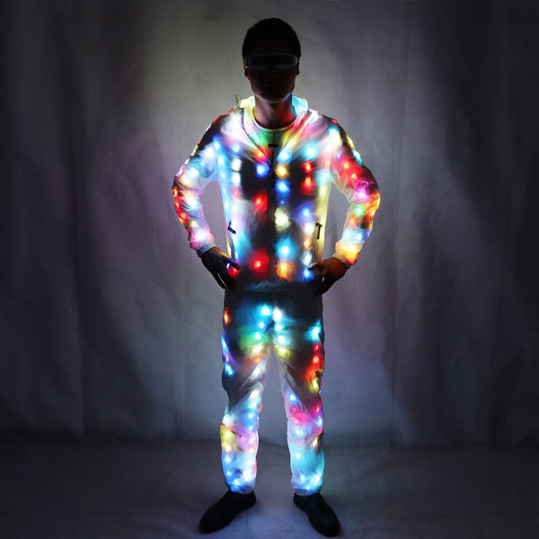 Light up 2024 rave jacket