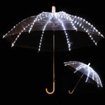 Load image into Gallery viewer, LED Luminous Umbrella Fluorescent Dance Luminous Umbrella Stage Performance Costumes Light Props Large Dance Performance
