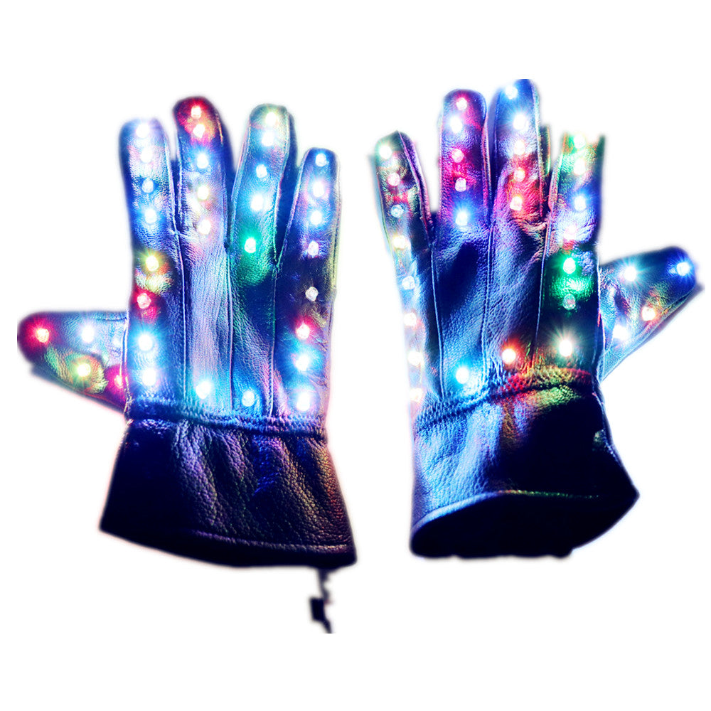 LED Stage Handschuhe Leuchthandschuh Für Michael Jackson Billie Jean Tanz zu Weihnachten