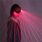 Carica l&#39;immagine nel visualizzatore di Gallery, Guanti LED Red Laser 650nm per pub club DJ Spettacoli con occhiali LED Laser ROSSO
