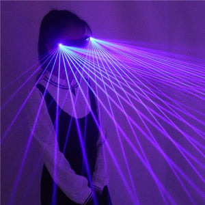 Lunettes laser rouge 650nm LED gants pour Pub Club DJ montre avec des lunettes de scène LED laser rouge