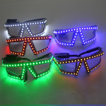 Load image into Gallery viewer, Fashion Christmas LED Glasses, Laser Stage Props Night Club Super Bright LED Glasses Event Party Supplies
