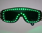 Load image into Gallery viewer, LED Glasses Rivet Punk Glasses Party Supplies Dancing Club Props Stage Costumes Halloween Lighting LED Gloves
