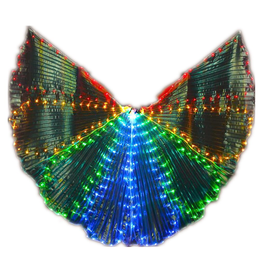 Isis Wings Belly Dance Led Dance Stick Led Butterfly Wing Ouverture Adultes Lampe Accessoires 360 Degrés Performance Accessoires