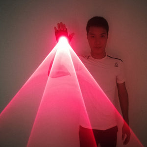Red Rotating Laser Gloves Whirlwind Handheld Laser Cannon DJ Dancing Club Tunnel Effect Vortex Laser Glove LED Light