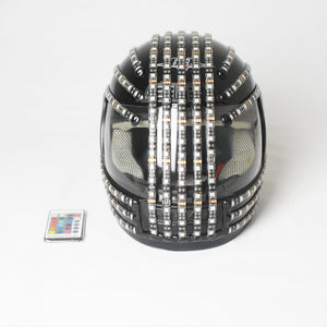 RGB Couleur LED Casque Monster Luminous Hat Dance Clothes DJ Helmet