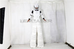 Carica l&#39;immagine nel visualizzatore di Gallery, Costume luminoso LED RGB colorato con casco LED Abbigliamento Trampolo leggero Vestito robot Kryoman David Guetta Robot Dance Dance
