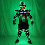 Load image into Gallery viewer, Full Color LED Robot Suit Colorful Luminous Glowing Wears Dancing Costumes Model Show Dress Clothe DJ Bar Performance
