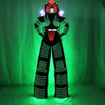 Laden Sie das Bild in den Galerie-Viewer.Traje De Robot LED Stelzen Walker LED Licht Roboter Anzug Kostüm Kleidung Event Kryoman Kostüm Led Disfraz De Robot
