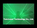 Carica e avvia il video nel visualizzatore di galleria, Verde Laser Suit LED Vest Luminous Waistcoat 532nm Guanti laser verdi per Laser Show
