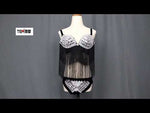 Carica e avvia il video nel visualizzatore di galleria, Nightclub Pole Dance Abbigliamento Bikini Rhinestone Specchio Costume Shiny Lens Bra Pant Sexy GOGO Danza Rave Abbigliamento Saldi Abito Da palcoscenico
