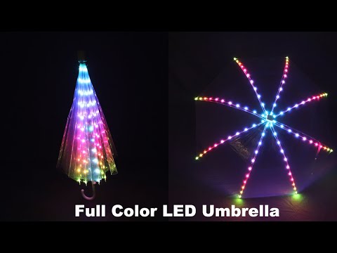 Full Color Women Belly Dance LED Light Umbrella Stage Props As Favolook Gifts Costume Accessories Dance Led 300 Modes