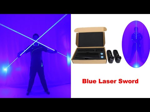 Mini Dual Direction Blue Laser Sword for Laser Man Show Double Headed Wide Beam Red and Green Pedal Laser Show Props
